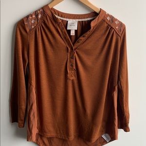 Orange Knox Rose top